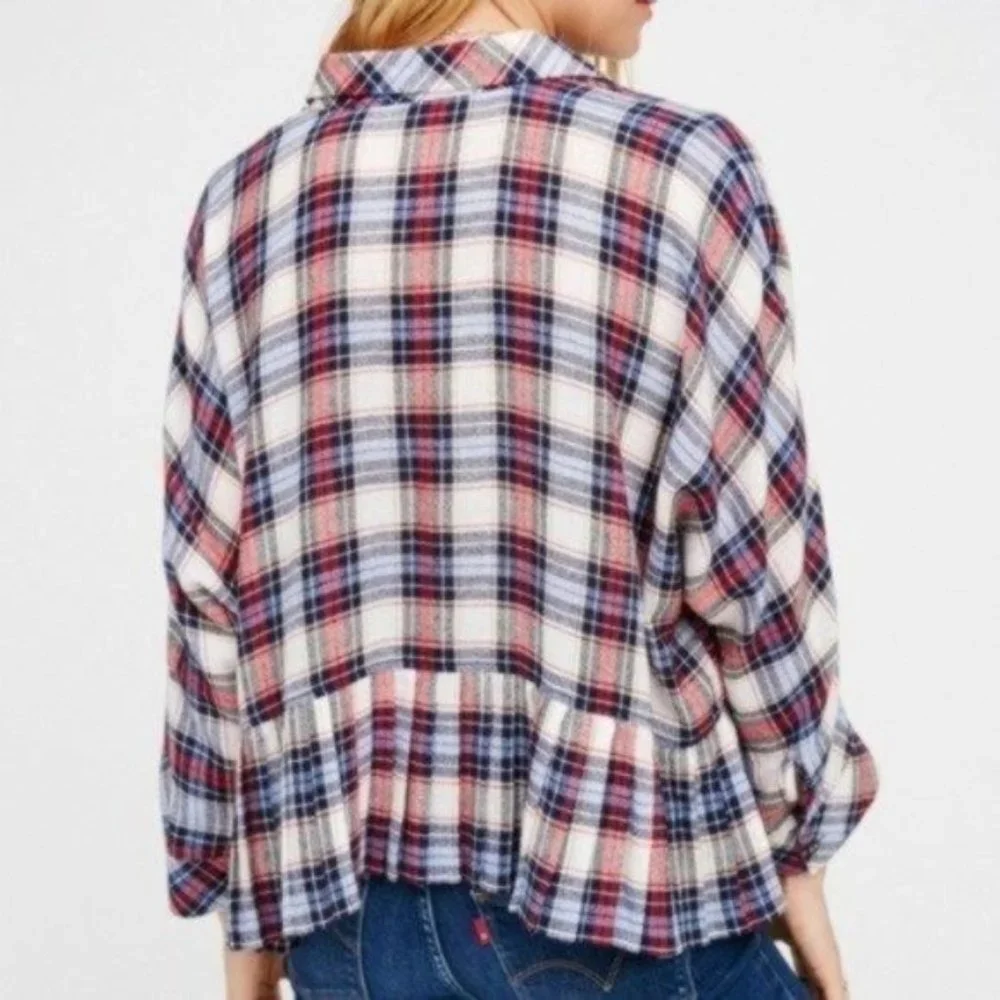 Free People ruffled cropped